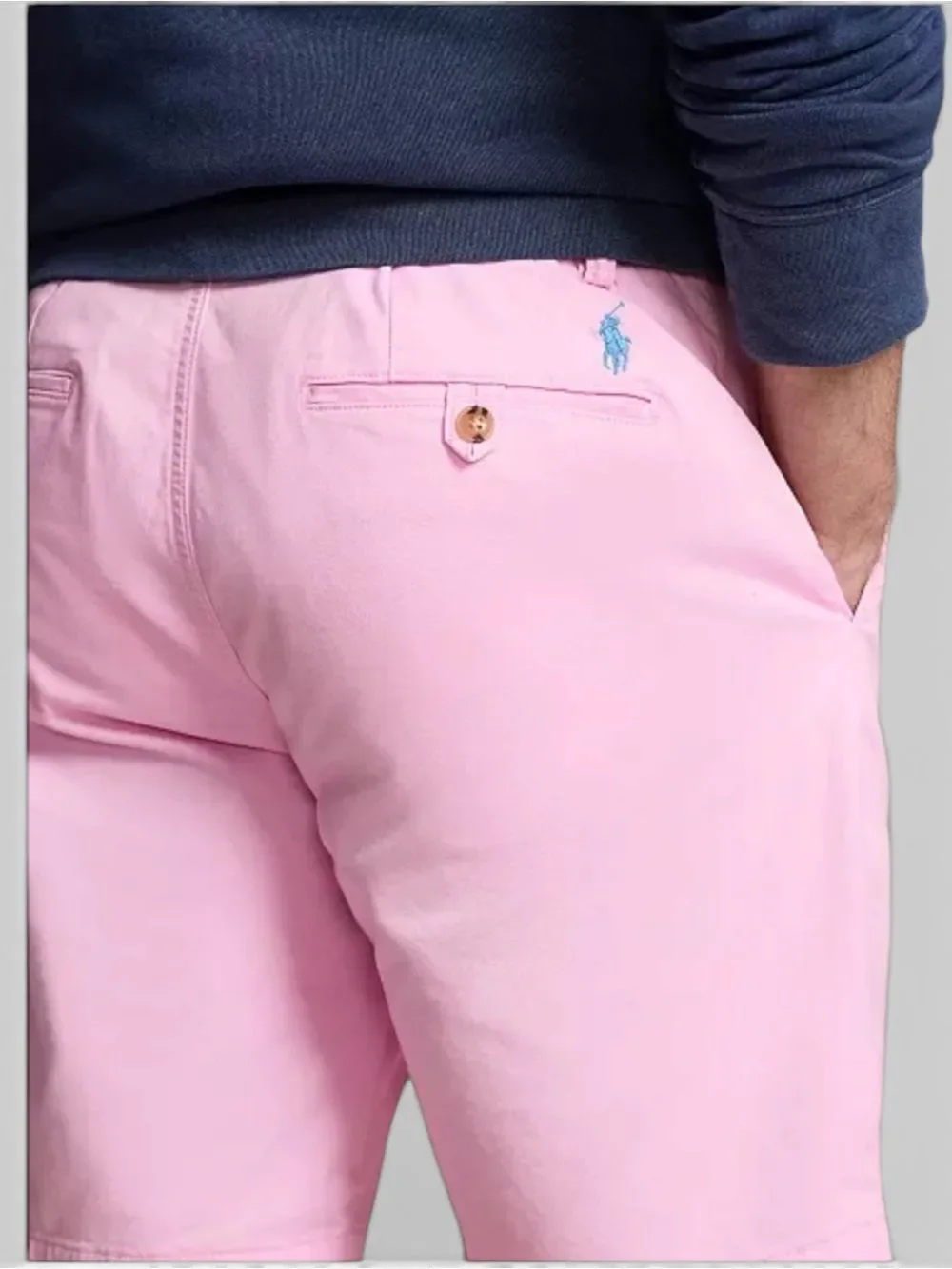 Polo Ralph Lauren Stretch Straight Fit Chino Shorts Pink Size 30 NWT